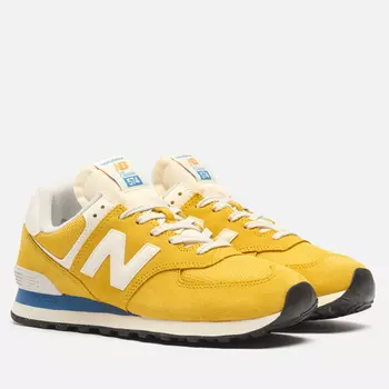 Кроссовки New Balance U574VPY, цвет жёлтый, размер 39.5 EU