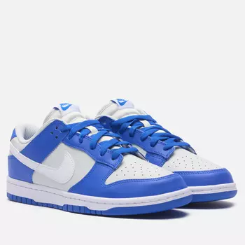 Кроссовки Nike Dunk Low, цвет синий, размер 46 EU