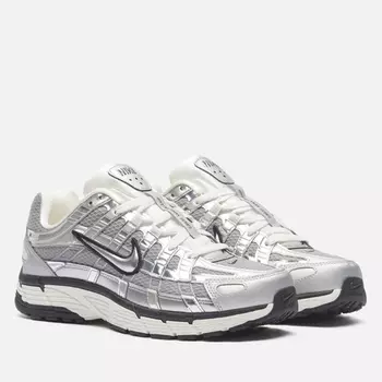 Кроссовки Nike P-6000, цвет серебряный, размер 45.5 EU