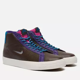 Кроссовки Nike SB Zoom Blazer Mid Premium, цвет коричневый, размер 42.5 EU