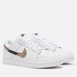 Кроссовки Nike Wmns Dunk Low SE Animal Instinct, цвет белый, размер 36 EU