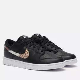 Кроссовки Nike Wmns Dunk Low SE Animal Instinct, цвет чёрный, размер 44.5 EU