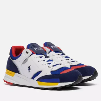 Кроссовки Polo Ralph Lauren Trackster 200 Synthetic/Mesh, цвет белый, размер 43 EU