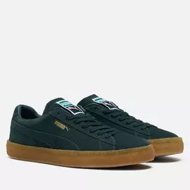 Кроссовки Puma Suede Crepe, цвет зелёный, размер 44.5 EU