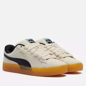 Кроссовки Puma Suede XL Dark Risk, цвет бежевый, размер 40.5 EU