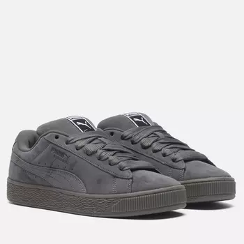Кроссовки Puma Suede XL Splatters, цвет серый, размер 40.5 EU