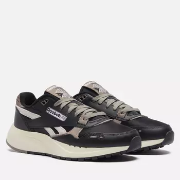 Кроссовки Reebok Classic Leather 2400, цвет чёрный, размер 45.5 EU