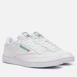 Кроссовки Reebok Club C 85, цвет белый, размер 41 EU