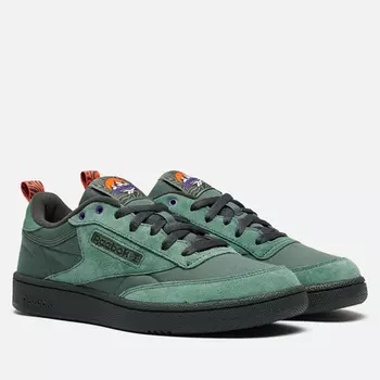Кроссовки Reebok Club C 85, цвет зелёный, размер 40 EU