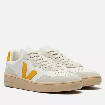 Кроссовки VEJA V-90 O.T. Leather, цвет белый, размер 45 EU