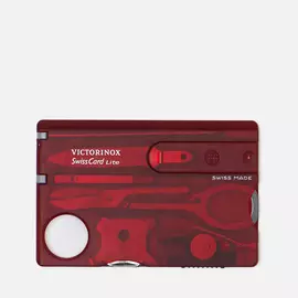Многофункциональный набор Victorinox Lite, цвет бордовый