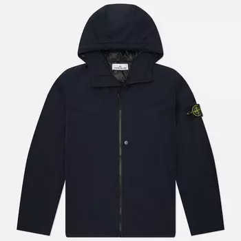 Мужская демисезонная куртка Stone Island Micro Twill Padded Hooded, цвет синий, размер L