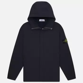 Мужская демисезонная куртка Stone Island Soft Shell-R E.Dye Hooded, цвет синий, размер M
