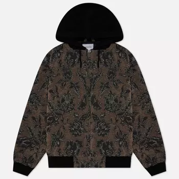 Мужская демисезонная куртка thisisneverthat Floral Work, цвет оливковый, размер L