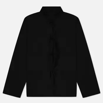 Мужская демисезонная куртка uniform experiment T/W Jersey Oversized Kung Fu, цвет чёрный, размер XL