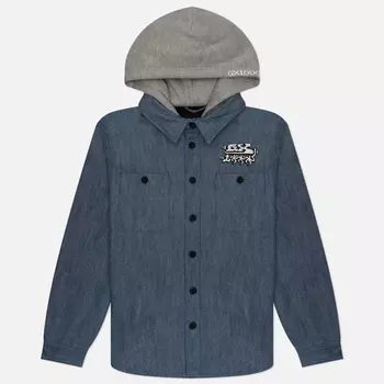 Мужская джинсовая куртка GX1000 Denim Hooded, цвет синий, размер XXL