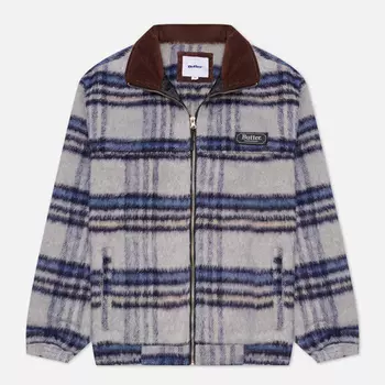 Мужская флисовая куртка Butter Goods Hairy Plaid Lodge, цвет синий, размер S