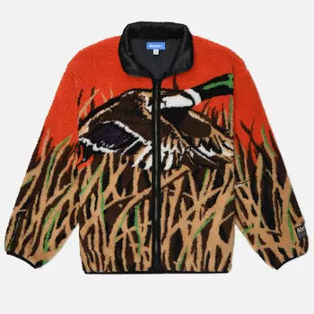 Мужская флисовая куртка MARKET Duck Pond Sherpa, цвет оранжевый, размер XL