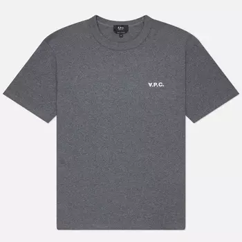 Мужская футболка A.P.C. Boxy Petit V.P.C., цвет серый, размер M