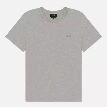 Мужская футболка A.P.C. Standard A.P.C. Brode GOTS, цвет серый, размер M