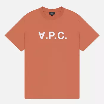 Мужская футболка A.P.C. Standard Grand V.P.C. GOTS, цвет оранжевый, размер XXL