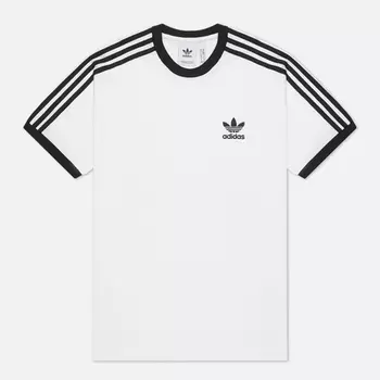 Мужская футболка adidas Originals 3-Stripes, цвет белый, размер XL