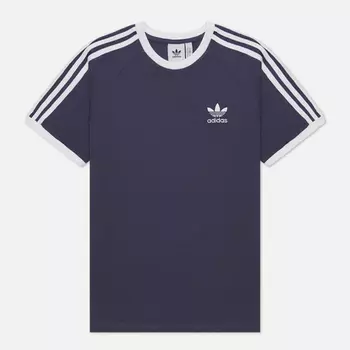 Мужская футболка adidas Originals Adicolor Classics 3-Stripes, цвет синий, размер S
