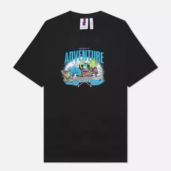 Мужская футболка adidas Originals Adventure Chameleon, цвет чёрный, размер M