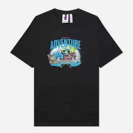 Мужская футболка adidas Originals Adventure Chameleon, цвет чёрный, размер XL
