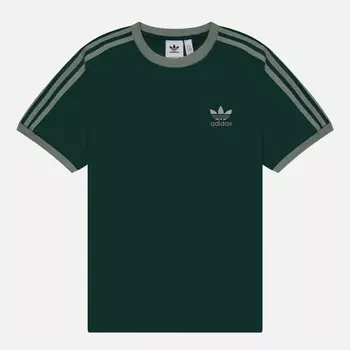 Мужская футболка adidas Originals Classics 3-Stripes Adicolor, цвет зелёный, размер L
