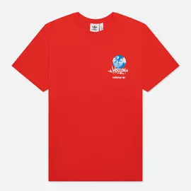 Мужская футболка adidas Originals Moscow, цвет красный, размер L