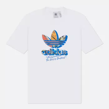 Мужская футболка adidas Originals Q12 Greeting, цвет чёрный, размер XXL