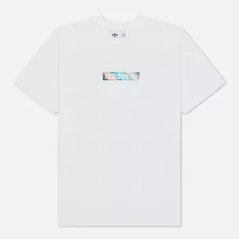Мужская футболка adidas Originals Summer Box Linear, цвет белый, размер S