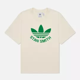 Мужская футболка adidas Originals Trfoil Stan Smith, цвет бежевый, размер L