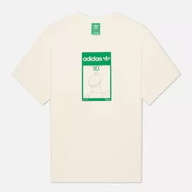 Мужская футболка adidas Originals x Disney Rex, цвет бежевый, размер XS