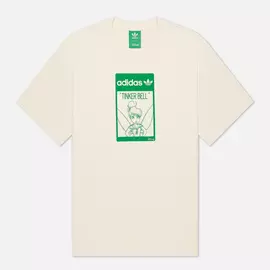 Мужская футболка adidas Originals x Disney Tinker Bell, цвет бежевый, размер XS