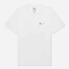 Мужская футболка adidas Originals x Human Made Graphic, цвет белый, размер S