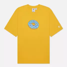 Мужская футболка adidas Originals x The Simpsons D'oh, цвет жёлтый, размер M