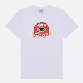 Мужская футболка Alltimers Barn It, цвет белый, размер M