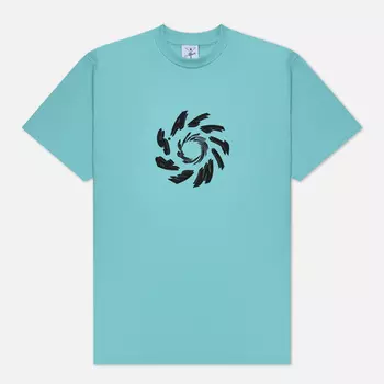 Мужская футболка Alltimers Spin Cycle, цвет голубой, размер L