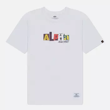 Мужская футболка Alpha Industries Alpha Ransom, цвет белый, размер XXL
