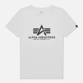 Мужская футболка Alpha Industries Basic, цвет белый, размер M