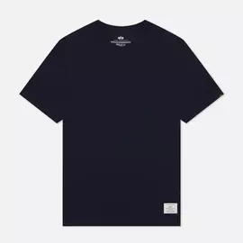 Мужская футболка Alpha Industries Essential Blood Chit, цвет синий, размер XXL