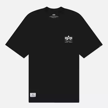 Мужская футболка Alpha Industries Garment Type, цвет чёрный, размер S