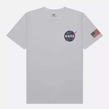 Мужская футболка Alpha Industries NASA Space Shuttle, цвет белый, размер XXL