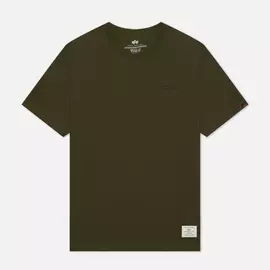 Мужская футболка Alpha Industries PT Base, цвет оливковый, размер L