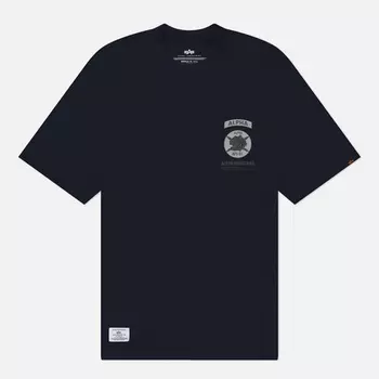 Мужская футболка Alpha Industries Uniform API-01, цвет синий, размер XXL