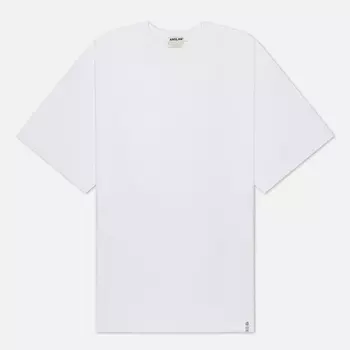 Мужская футболка Anglan Layered Essential Label Half, цвет белый, размер M
