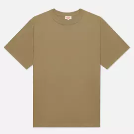 Мужская футболка Armor-Lux Heritage Plain Color, цвет оливковый, размер XXS