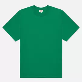 Мужская футболка Armor-Lux Heritage Plain Color, цвет зелёный, размер S